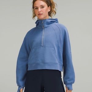 Lululemon Oversized Half-Zip Hoodie in Water Drop XS/S